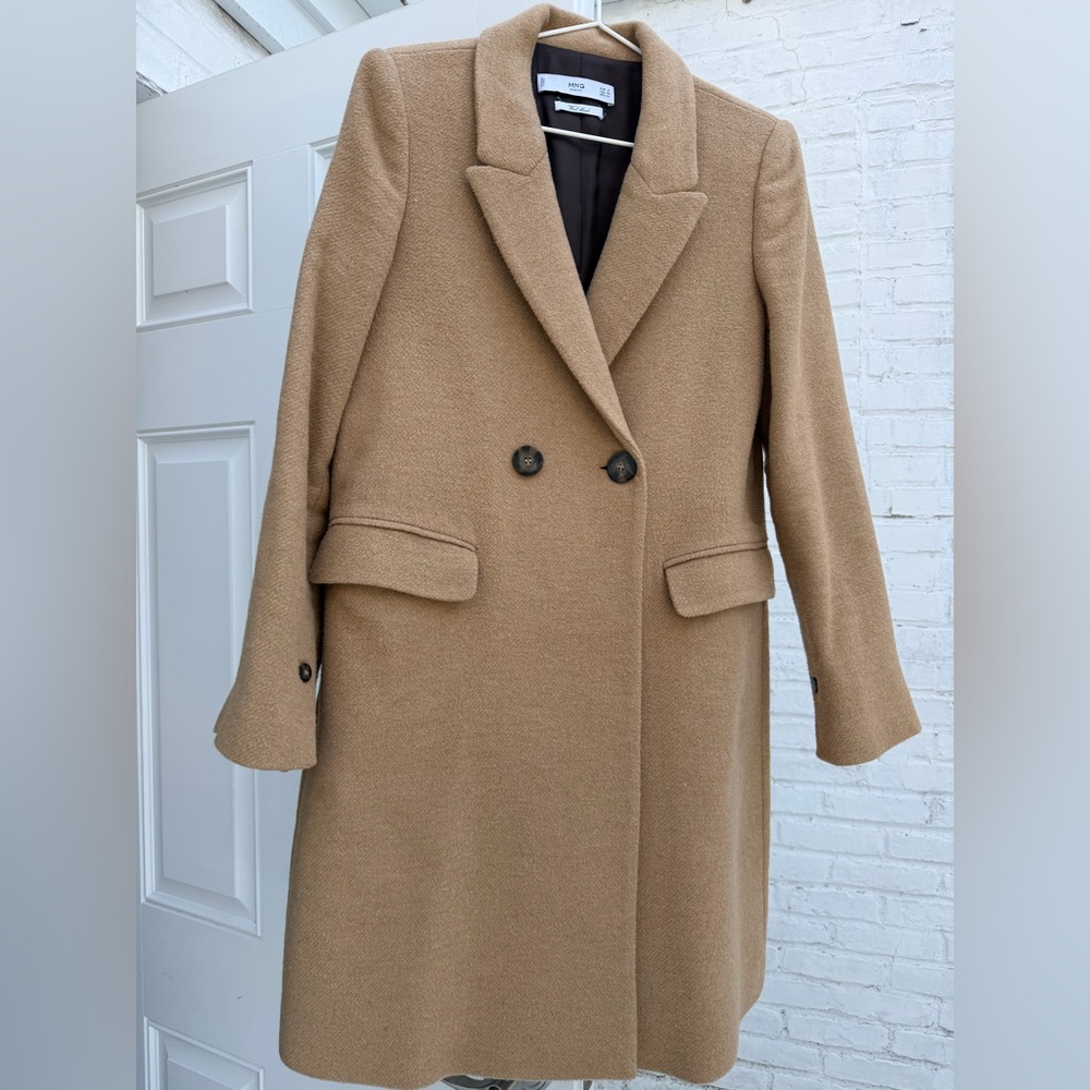 Mango Classic Tan Women's Coat